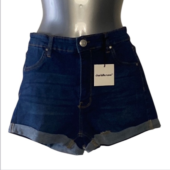 Charlotte Russe Pants - Charlotte Russe Denim Junior Shorts Size 5 NWT
